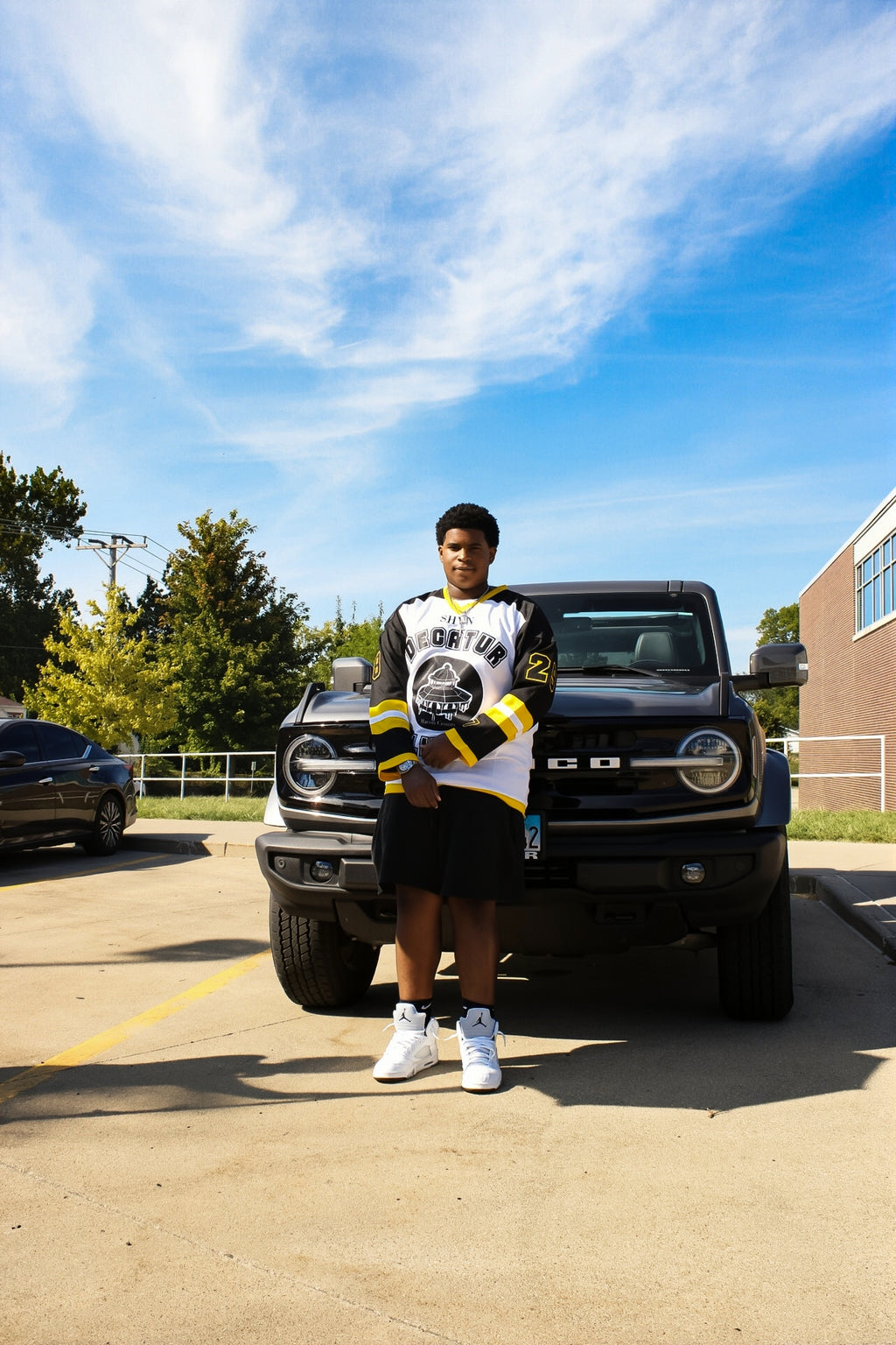 "Homecoming" Yellow Unisex Hockey Jersey