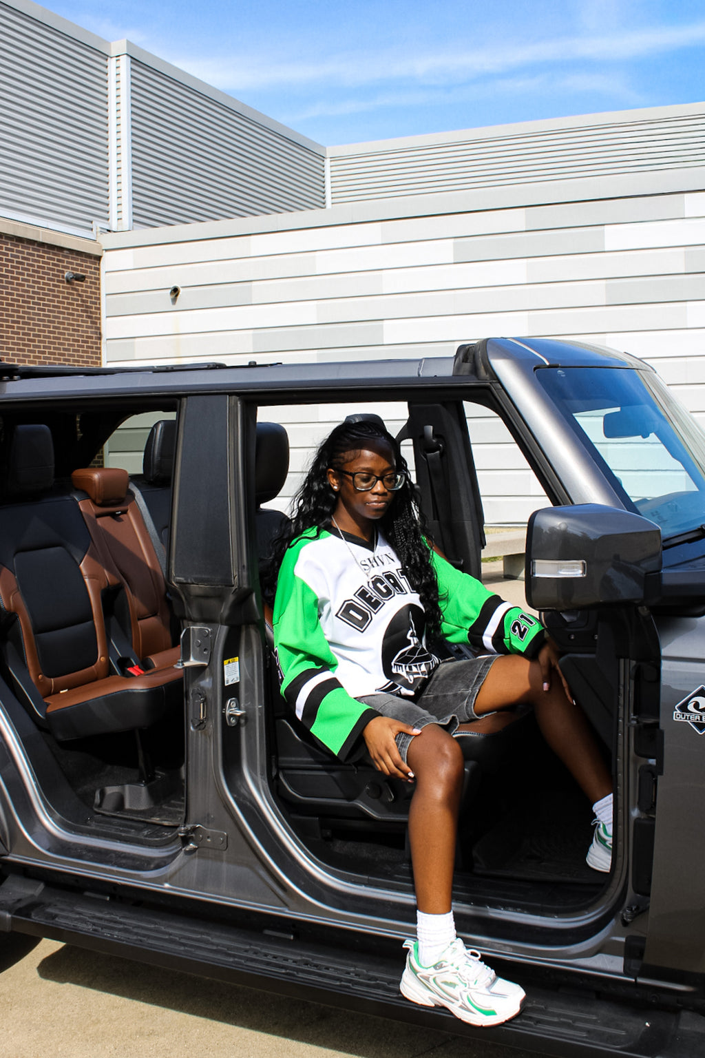 "Homecoming" Green Unisex Hockey Jersey