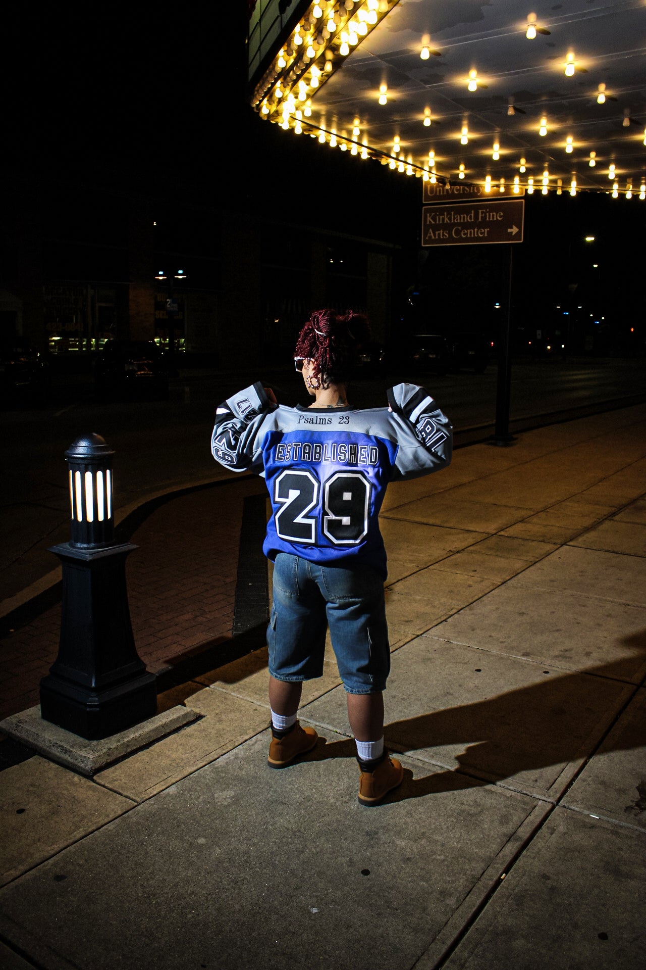 "Homecoming" Blue Unisex Hockey Jersey
