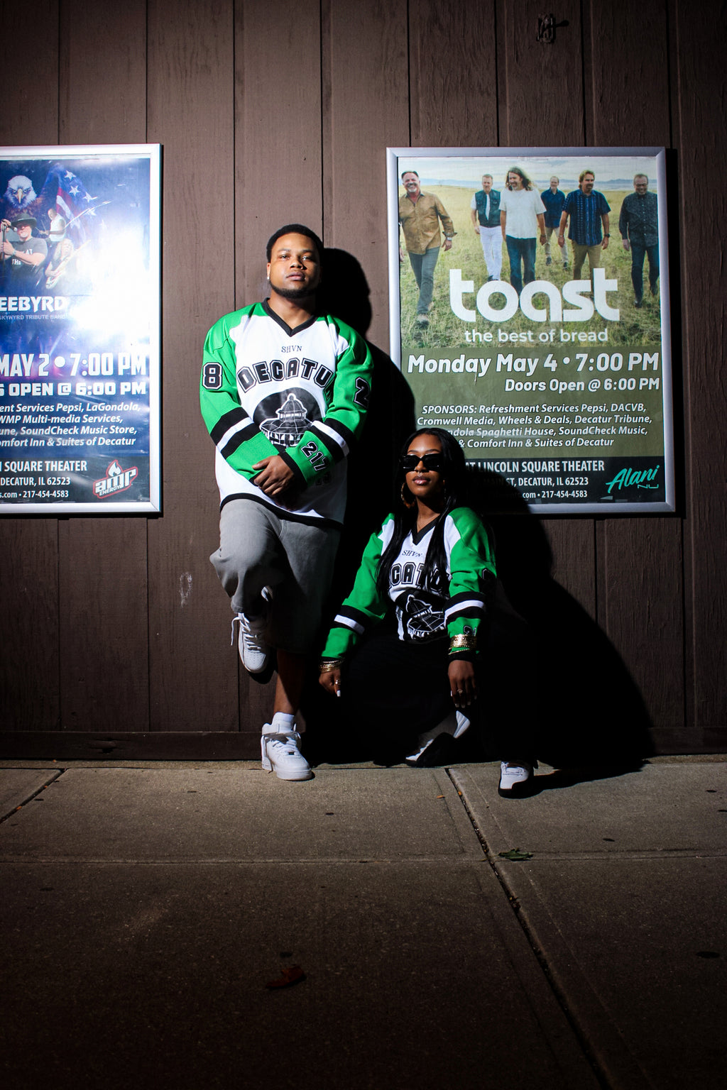 "Homecoming" Green Unisex Hockey Jersey
