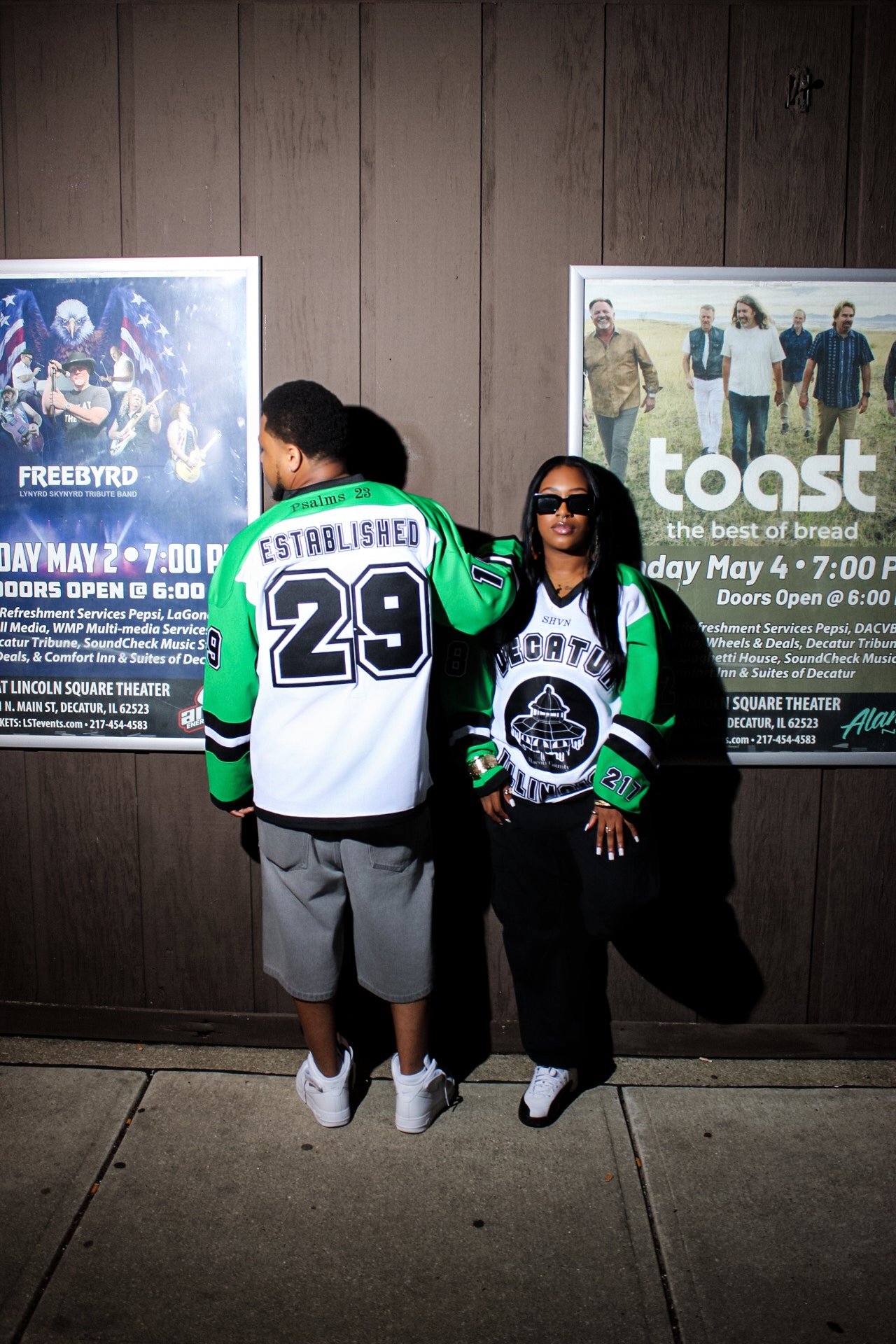 "Homecoming" Green Unisex Hockey Jersey