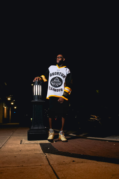 "Homecoming" Yellow Unisex Hockey Jersey